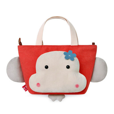22cm * 15cm * 19cm Hip Hop Monkey Animal Pluszowa torba Cartoon Przenośna śliczna płócienna torba