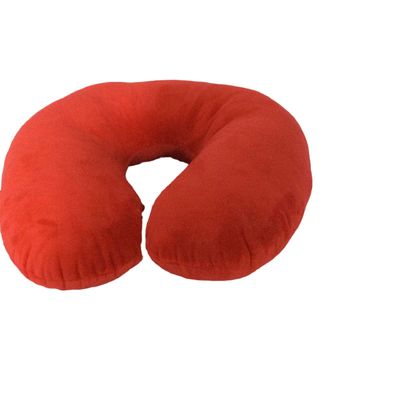 Czerwona bawełniana poduszka Memory Slow Rebound U Pillow Travel Nap Plush Neck Pillow