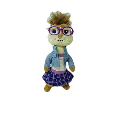 ISO9001 Fashion Dressed Squirrel Soft Toy Custom Logo