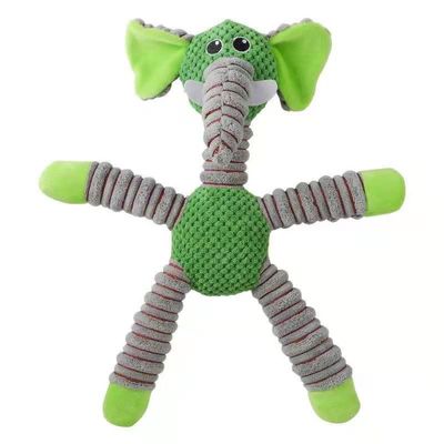 ISO ECO Friendly Anti Bite Puppy Dog pluszowa zabawka z elastycznością