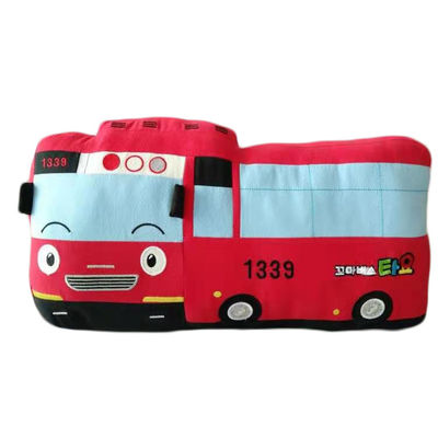 Chłopcy 30 cm czerwony lub zielony autobus szkolny pluszowa zabawka samochód dla dzieci zabawki pluszowe