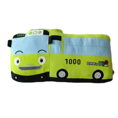 Chłopcy 30 cm czerwony lub zielony autobus szkolny pluszowa zabawka samochód dla dzieci zabawki pluszowe
