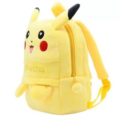 25cm * 30cm Przedszkole Pokemon Pluszowy plecak szkolny 3-6 lat Niestandardowa pluszowa torba