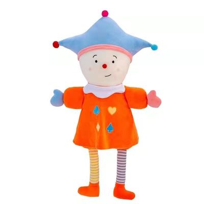 35cm Clown Plush Doll Pluszowe zabawki Pacify Circus Clown Doll 100% bawełna PP