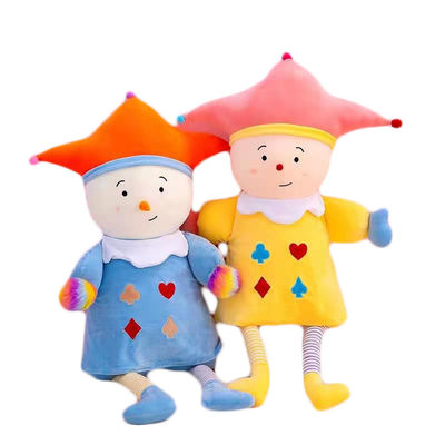 35cm Clown Plush Doll Pluszowe zabawki Pacify Circus Clown Doll 100% bawełna PP