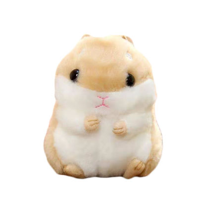 Chubby Hamster Pluszowy brelok do kluczy wisiorek Prezent urodzinowy Mini pluszowa lalka