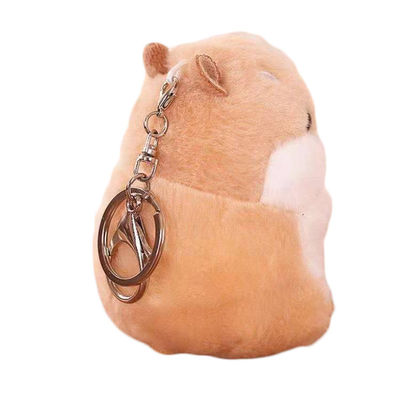 Chubby Hamster Pluszowy brelok do kluczy wisiorek Prezent urodzinowy Mini pluszowa lalka
