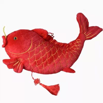 Wiosenny Festiwal Czerwony Karp Pluszowa Maskotka Lalka Wisiorek Dekoracji Domu