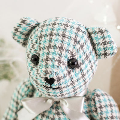 300g 23cm Grid Cubs Teddy Bear Pluszowe Zabawki Tkanina Lalka Baby Comfort Teddy