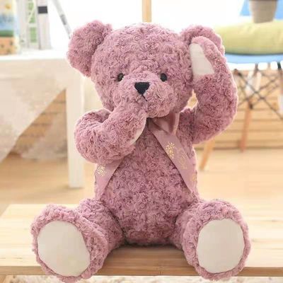 Rose Red Girl Sleep Cuddle Shy Teddy Bear Pluszowe zabawki Mała śliczna szmaciana lalka 85 cm
