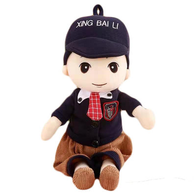 45 cm Cute Little Boy Doll Pluszowe zabawki Sukienka Cute Baby Doll Prezent dla dzieci