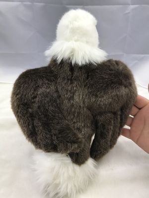 Wypchane pluszowe zabawki z białym orłem 100% bawełna PP 30 cm lub niestandardowe