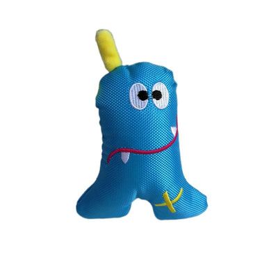 Odporne na ugryzienia Oxford Blue Triangle Sea Monster Pluszowe zabawki dla zwierząt