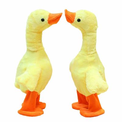 Realistyczne 30 cm aksamitna mała żółta wypchana kaczka
