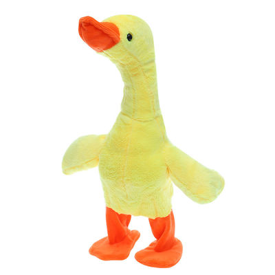 Realistyczne 30 cm aksamitna mała żółta wypchana kaczka