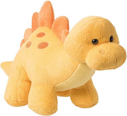 Pluszowa zabawka zielony tyranozaur z długimi spiczastymi zębami Pluszowa zabawka dinozaura wykonana z wytłaczanego pluszu strzyżącego