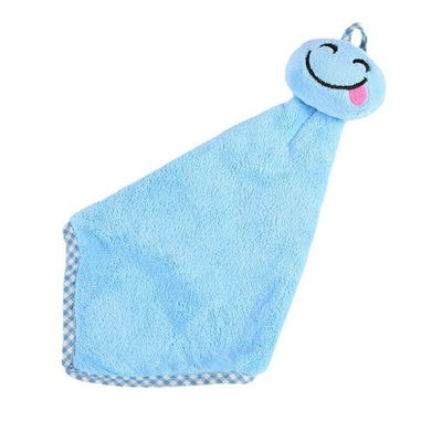Delikatny kwadratowy krótki pluszowy ręcznik dla niemowląt 20 cm