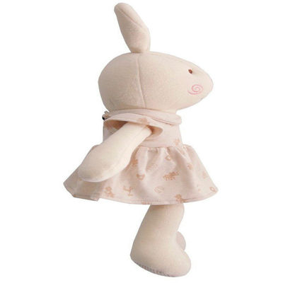 Zmywalna ręcznie miękka zabawka dla dzieci 25 cm Pink Bunny