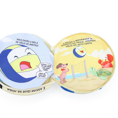 ODM Not Torn Plush Ball Book z zamknięciem na zamek błyskawiczny