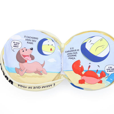 ODM Not Torn Plush Ball Book z zamknięciem na zamek błyskawiczny