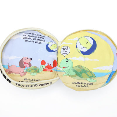 ODM Not Torn Plush Ball Book z zamknięciem na zamek błyskawiczny