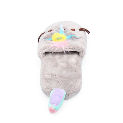 Niealergiczne krótkie pluszowe kapcie domowe ODM dla dorosłych