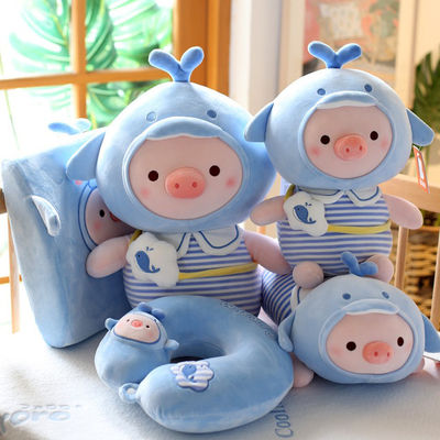 Kawaii Cartoon Pig Pluszowe zabawki z wypełnieniem z bawełny PP