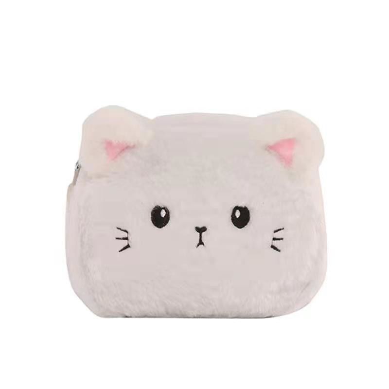 12 * 20cm Śliczna mała księżniczka dziewczyna Cross Body Cat Pluszowa torba Puszysty plecak dla dziecka