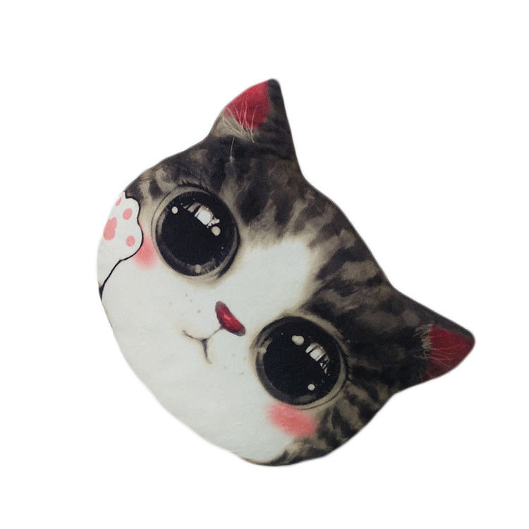 Druk 3D Pluszowa poduszka dla kota Meow Star Pluszowa poduszka na sofę Pluszowy wystrój domu