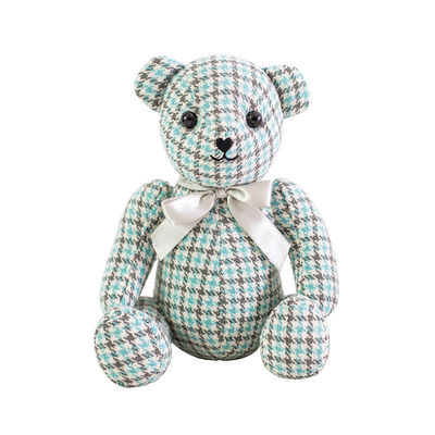 300g 23cm Grid Cubs Teddy Bear Pluszowe Zabawki Tkanina Lalka Baby Comfort Teddy